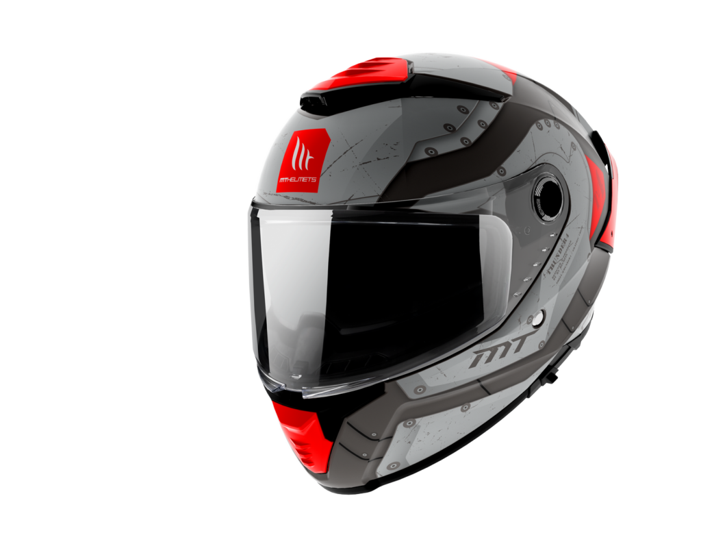 Casco Mt Ff Sv Thunder Sv Cheep A Rojo Mate Integral Casco Mt