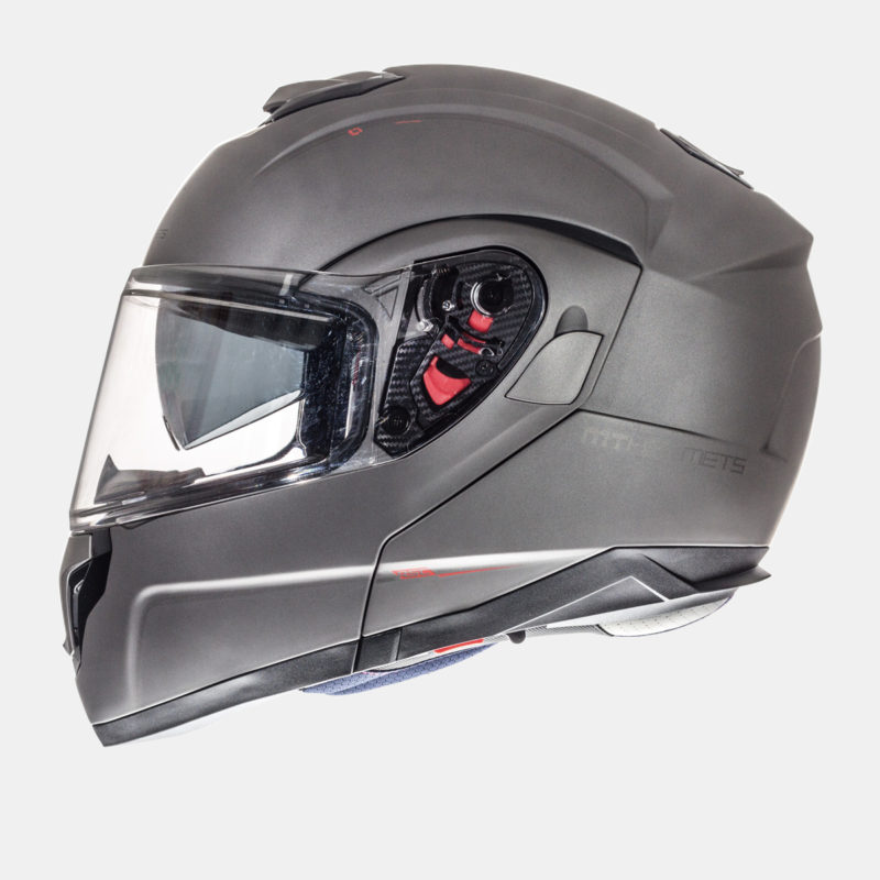 Casco Mt De Moto Casco Mt Fu Sv Atom Sv Solid Titanio Mate